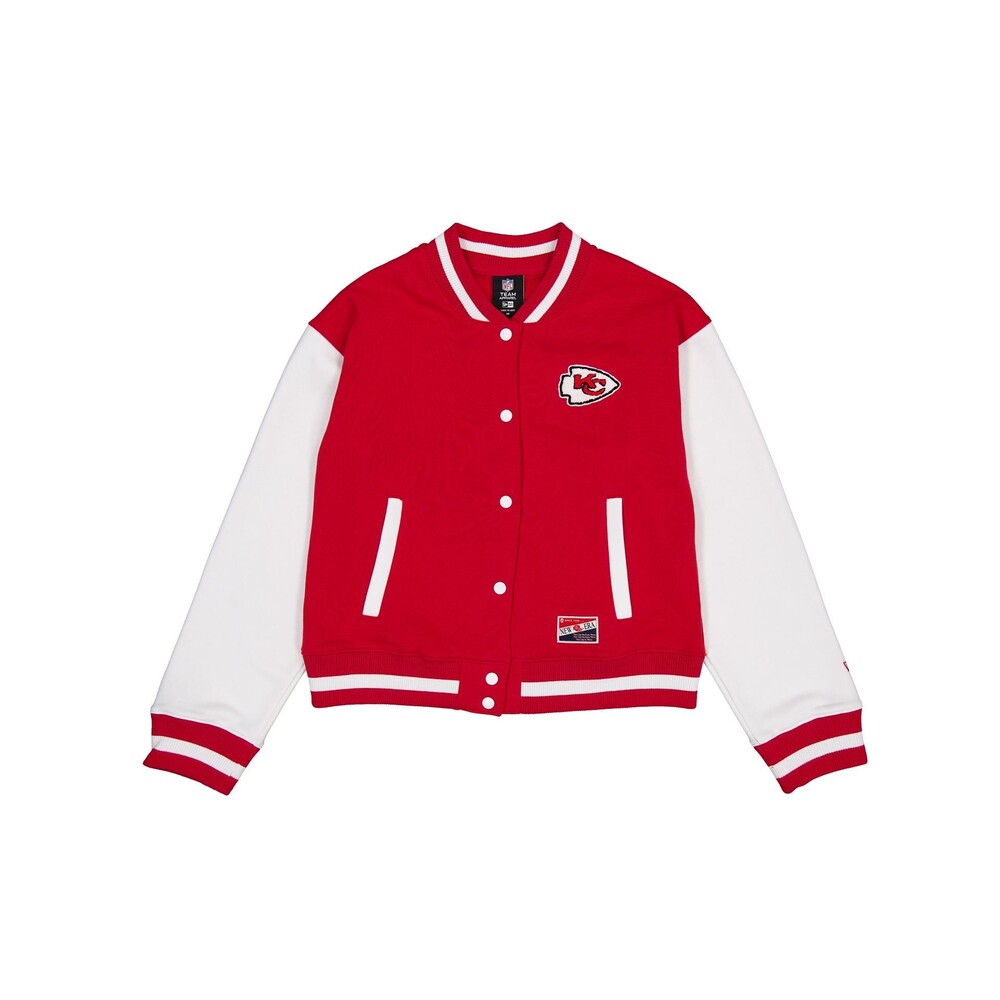 New Era Kansas City Chiefs Throwback Fleece Women's Jacket - Size M